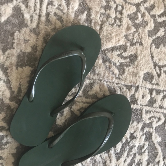 Armani Exchange Green Flip Flops - Picture 7 of 9
